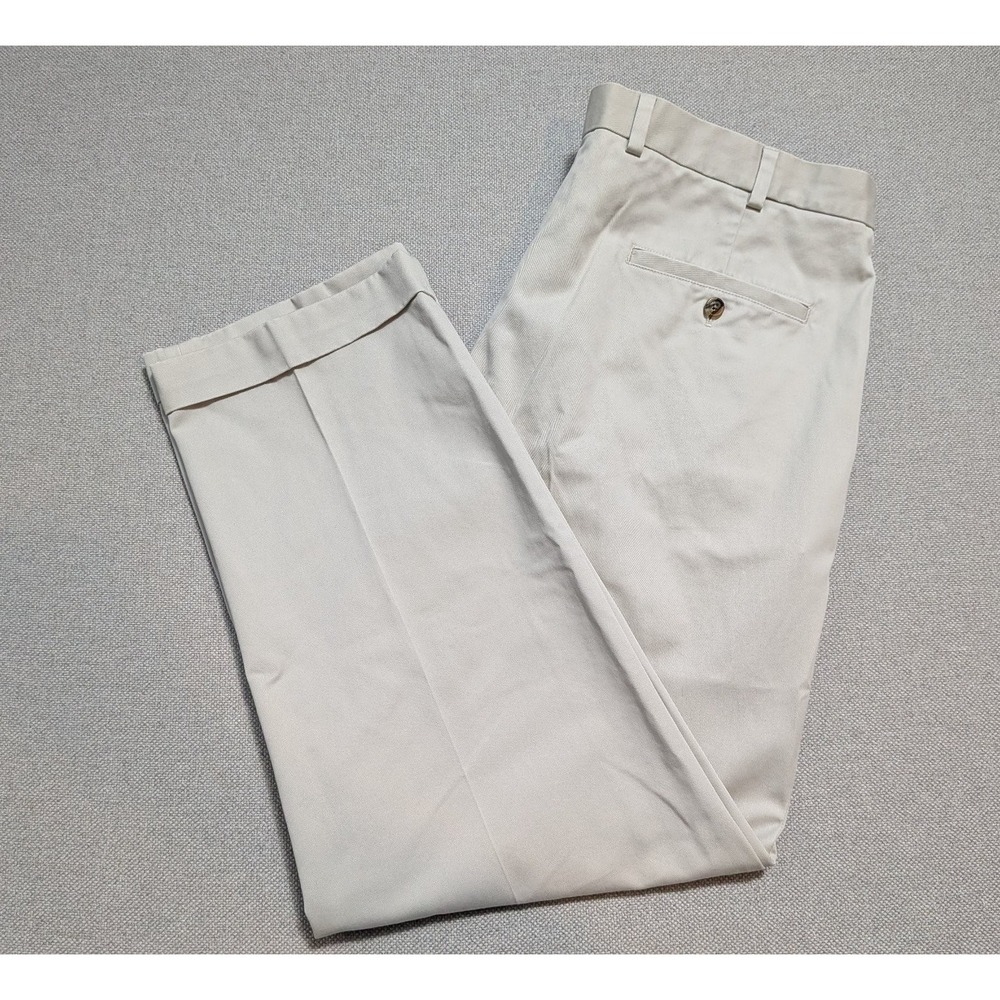 Brooks Brothers Advantage Chino Elliott Mens Pants Elliot Beige 40x30 Classic